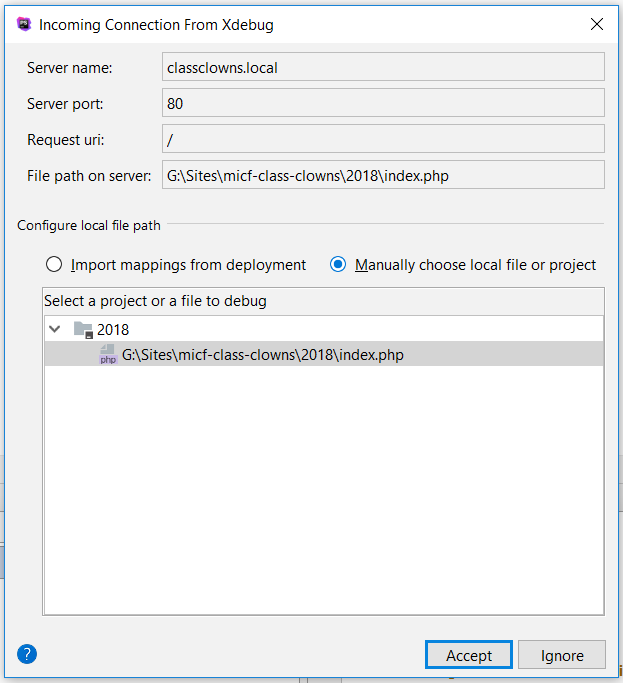 phpstorm-xdebug-mapping