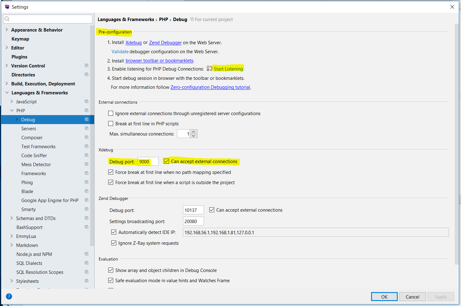 phpstorm-xdebug